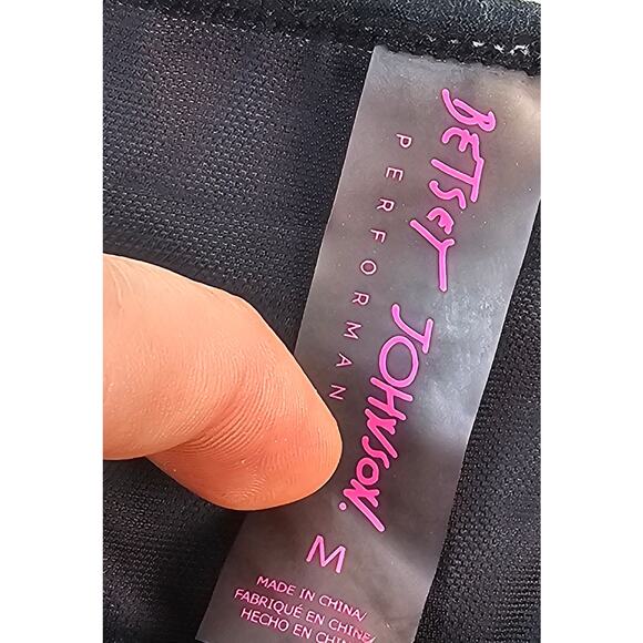 BETSEY JOHNSON POLKA DOT SPORTS BRA M breathable full support coverage active - Picture 6 of 8